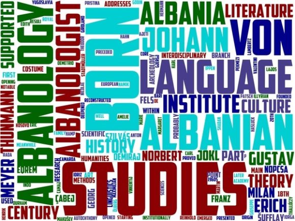 Albanology Wordart Book Cover