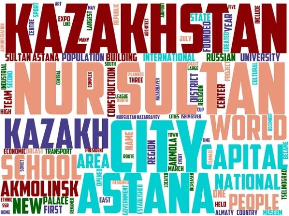 Astana Wordart Book Cover: A Vibrant, Hand-Drawn Word Cloud for Creative Expression