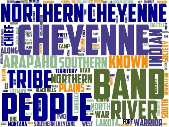 Cheyenne Wordart Sticker