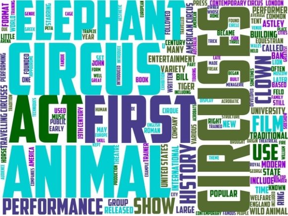 Circus Worker Wordart Banner